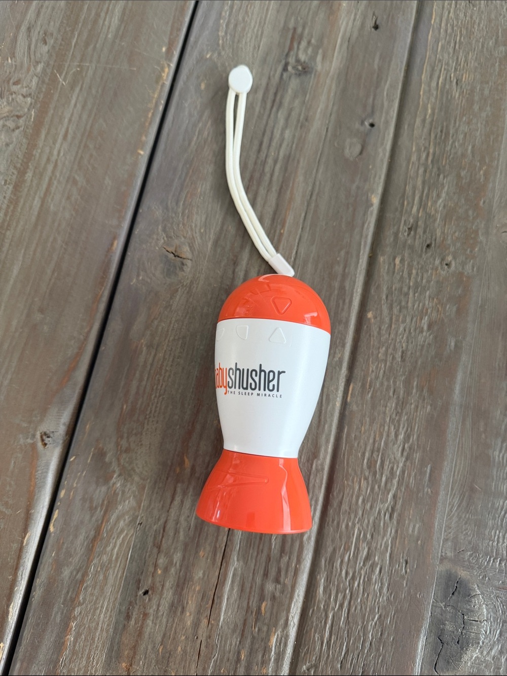 Baby Shusher Portable Baby Sleep Soother - White & Orange